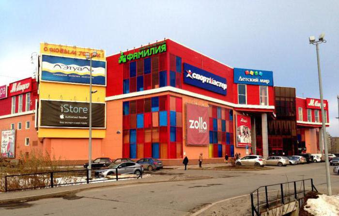 Trgovački centri u Tyumenu. opis