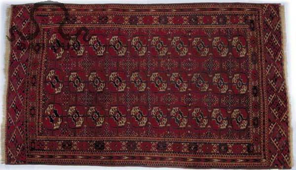 Turkmenski tepih u unutrašnjosti