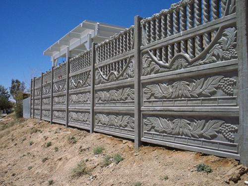 ukrasna betonska ograda