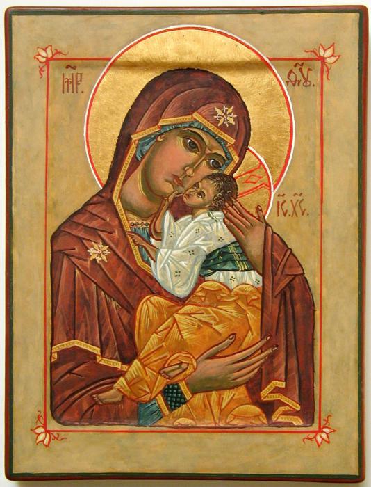 Ikona Majke Božje od Murom, Kazan, Vladimir: opis, fotografija