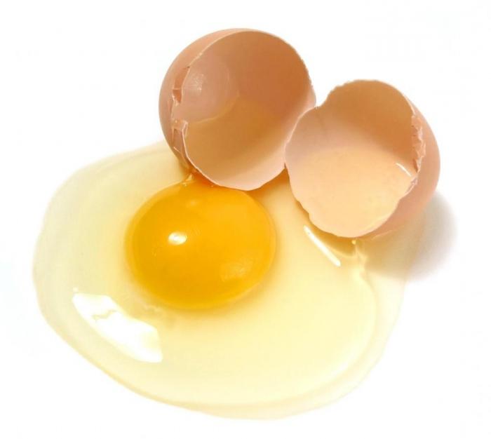 Pojedinosti o broju proteina u jednom jajašcu