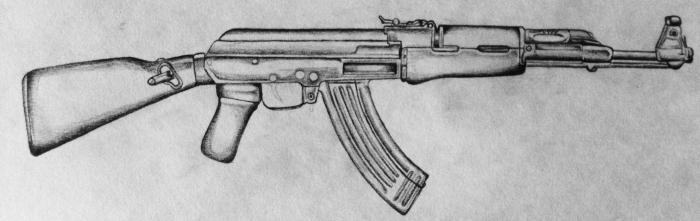 Kako crtati AK-47 u olovku? Razmotrimo sve faze