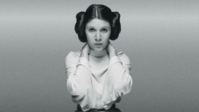 Princess Leia - glumica Carrie Fisher