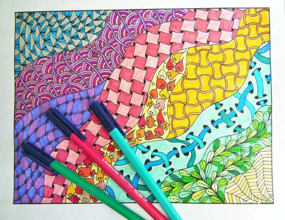 Zentangle i Doodling: Obrasci