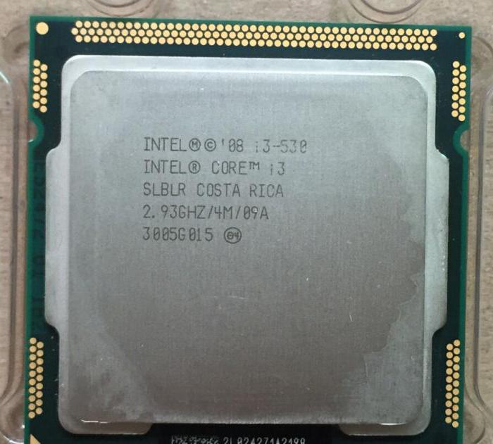 Intel Core i3-530 procesor: značajke, značajke i povratne informacije