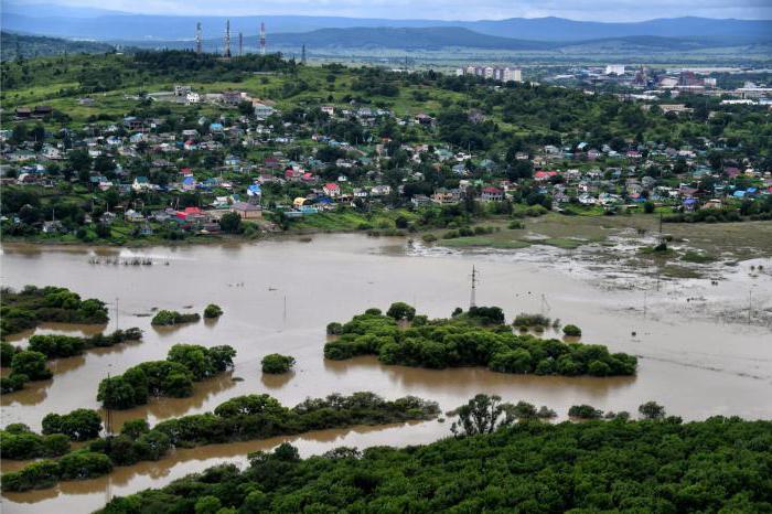 Fotografija poplave u Primorskim Krajima