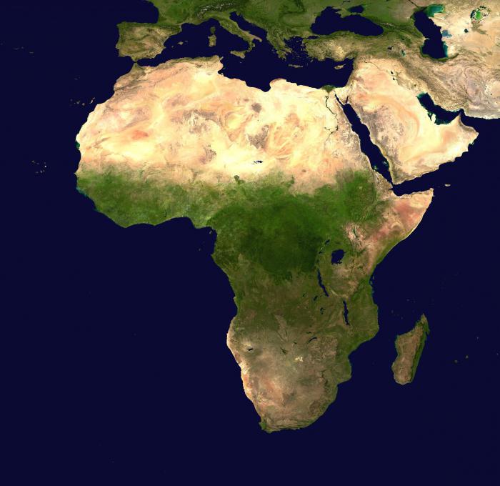 opis zemljopisnog položaja Afrike