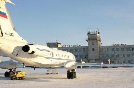 polazna točka aerodroma naryan mar 