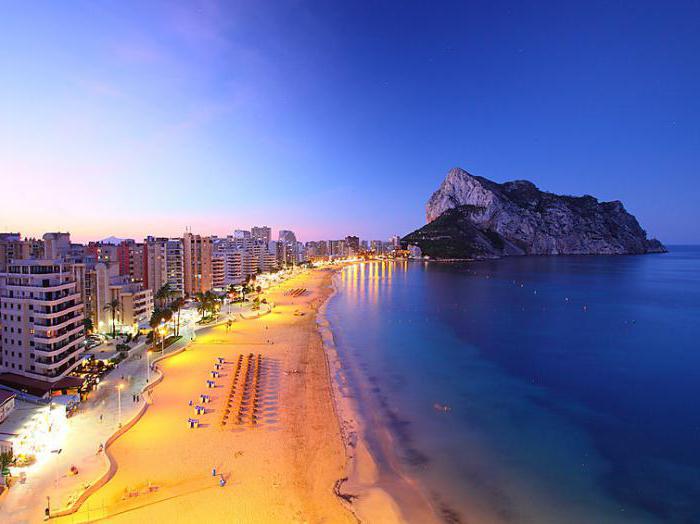 Calpe Španjolska pregledava turiste o ostatku