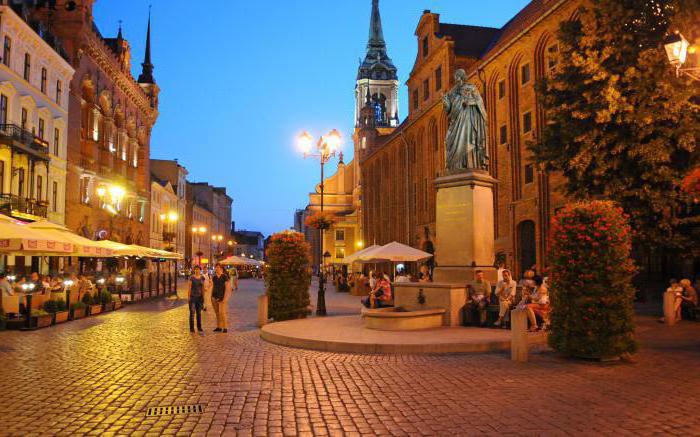 Poljska, Torun: atrakcije. Najzanimljivijih mjesta Torun