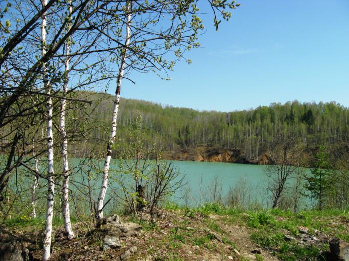 Temirtau, Plavo jezero. Plava jezera, Regija Kemerovo, Temirtau