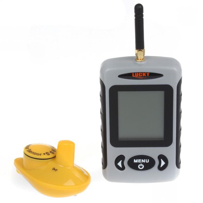 Sounder Lucky Fish Finder 718: mišljenja, upute, oči. Wireless ribljač za ribolov